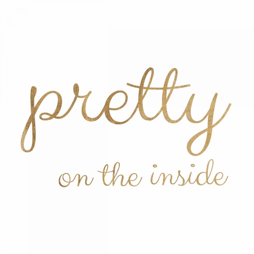 Pretty on the Inside White art print by Miyo Amori for $57.95 CAD