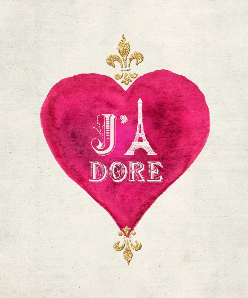 Romance Collection J adore art print by Miyo Amori for $57.95 CAD