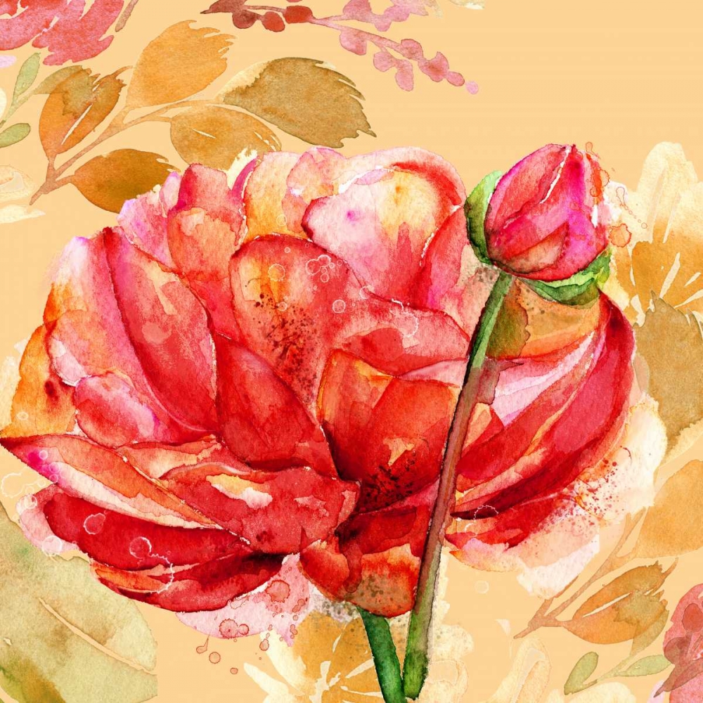 Festive Flowers 2 art print by Jing Jin for $57.95 CAD