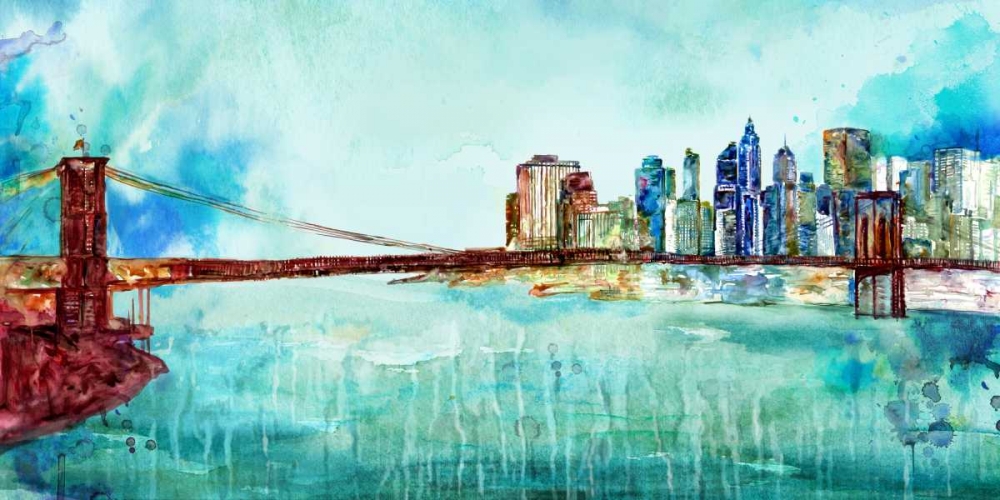 Painted City art print by James Zheng for $57.95 CAD