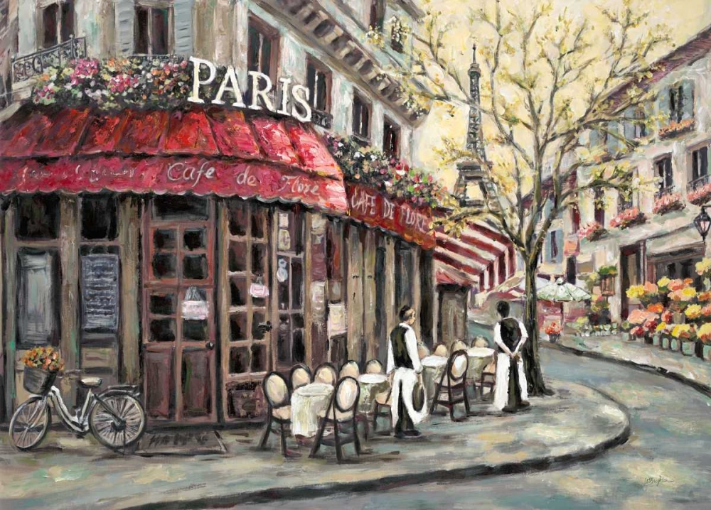 Flower Market Cafe art print by William Brighton for $57.95 CAD