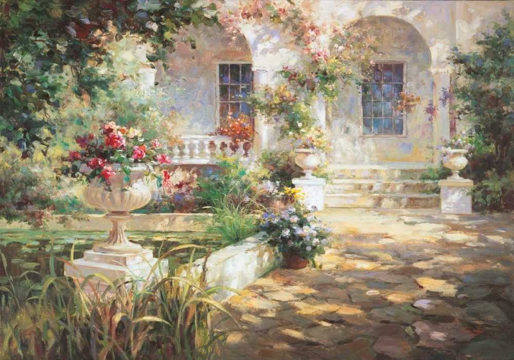 Sunlit Colonade art print by Vail Oxley for $57.95 CAD