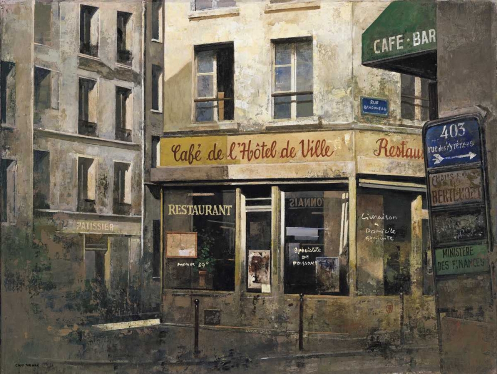 Hotel de Ville art print by Chiu Tak Hak for $57.95 CAD