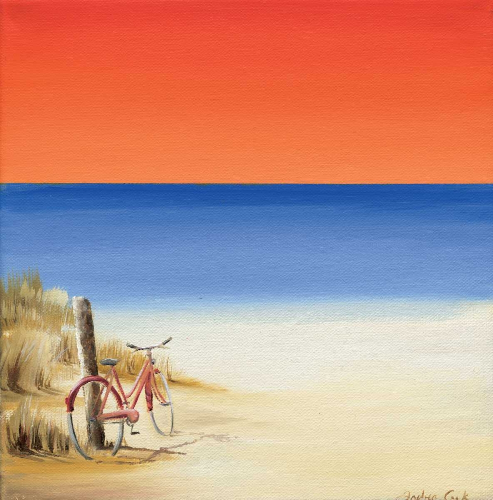 Red sky beach II art print by Andrea Cook for $57.95 CAD