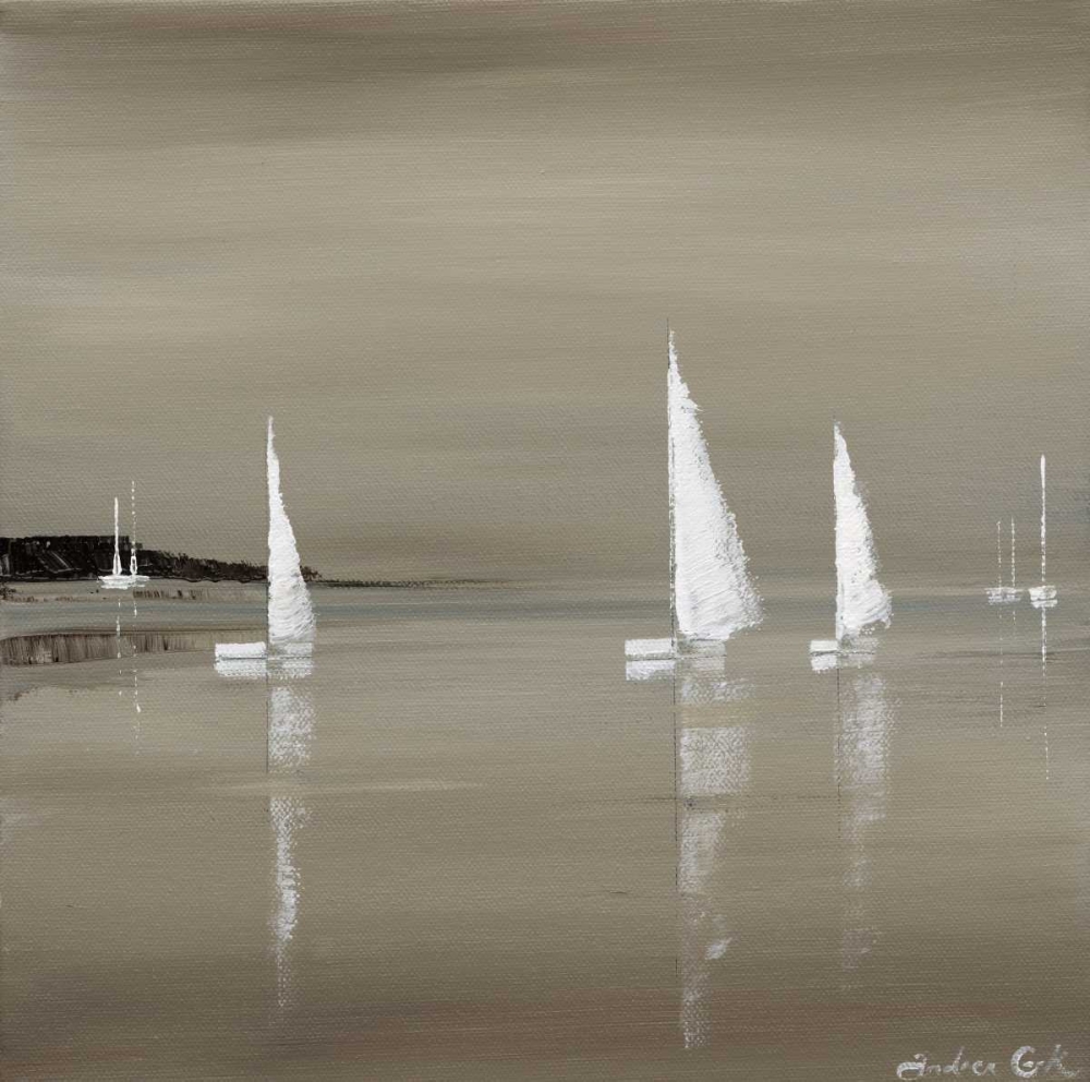 Sailing Grey II art print by Andrea Cook for $57.95 CAD