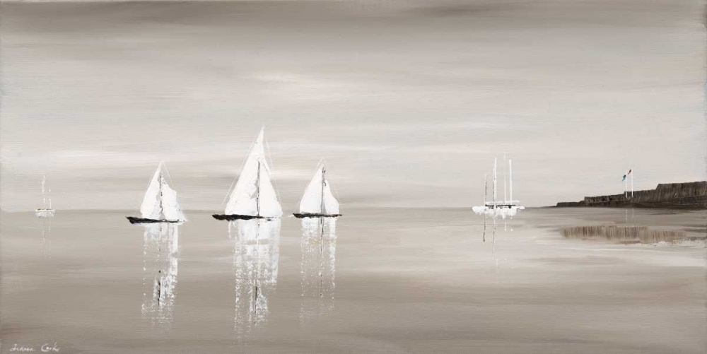Sailing Grey III art print by Andrea Cook for $57.95 CAD