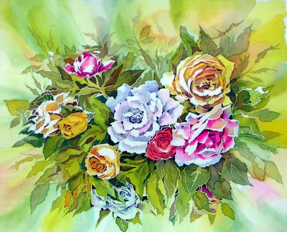 Roses art print by Alisa Mayskaya for $57.95 CAD