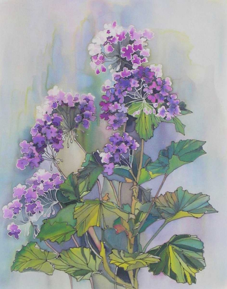 Purple Floriade II art print by Alisa Mayskaya for $57.95 CAD