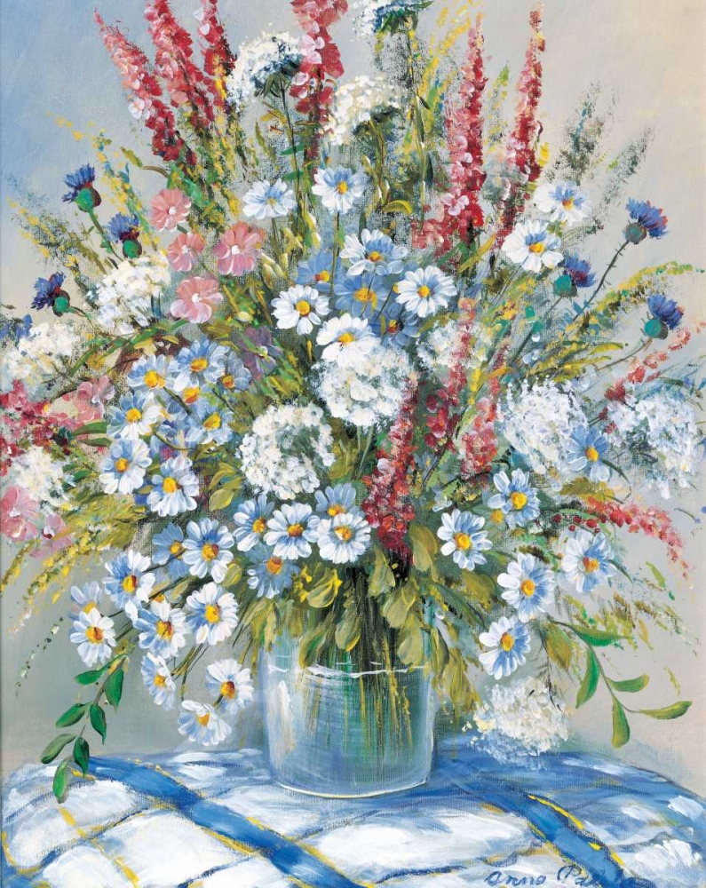 Cheerful flowers II art print by Anna Paleta for $57.95 CAD