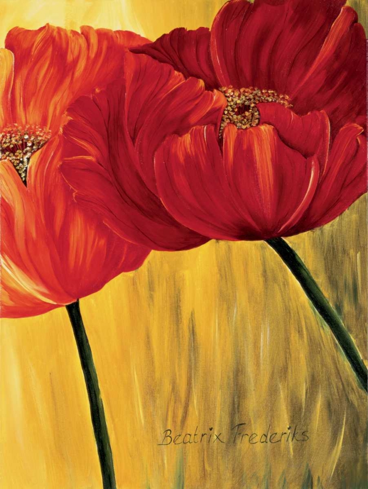 Dancing Tulips II art print by Beatrix Frederiks for $57.95 CAD