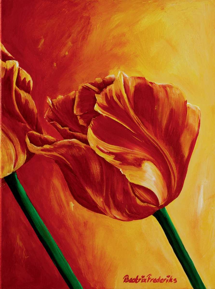 Tulips in summer II art print by Beatrix Frederiks for $57.95 CAD
