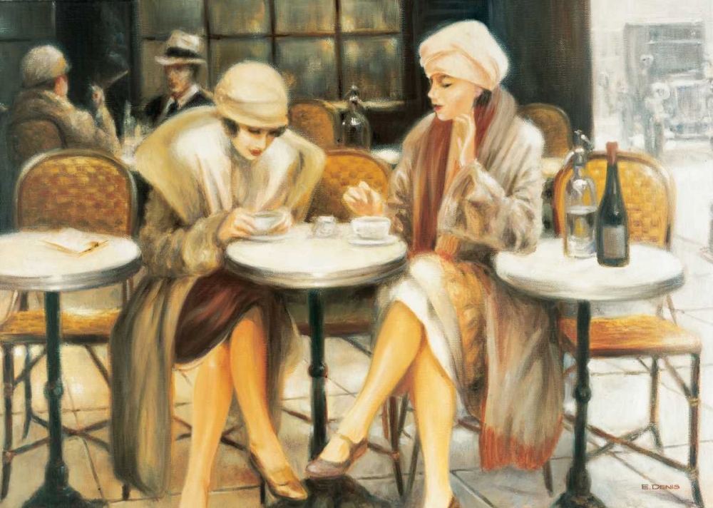 Cafe III art print by E Denis for $57.95 CAD