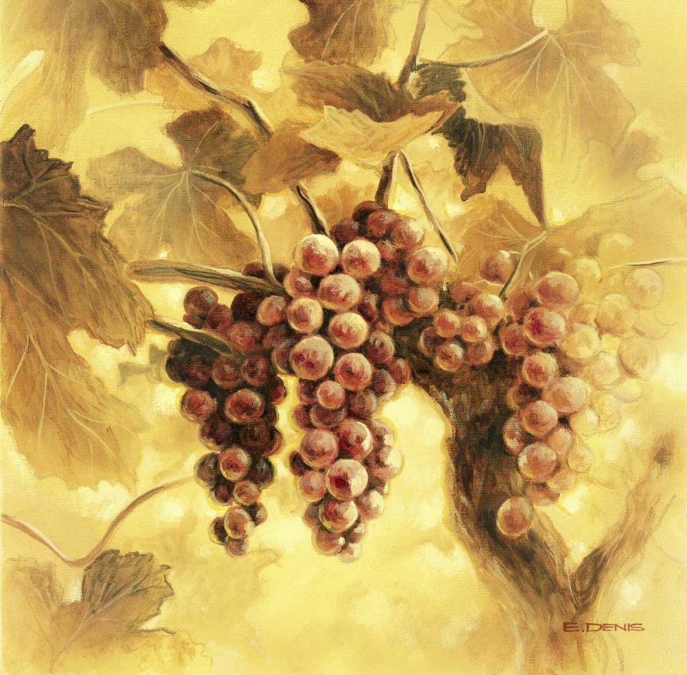 GrapesI art print by E Denis for $57.95 CAD
