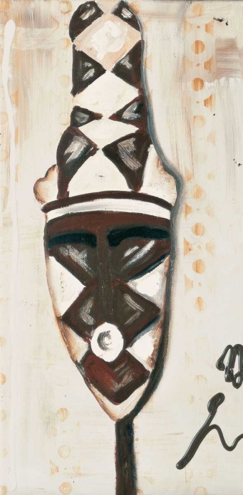 African influence I art print by O Elki for $57.95 CAD