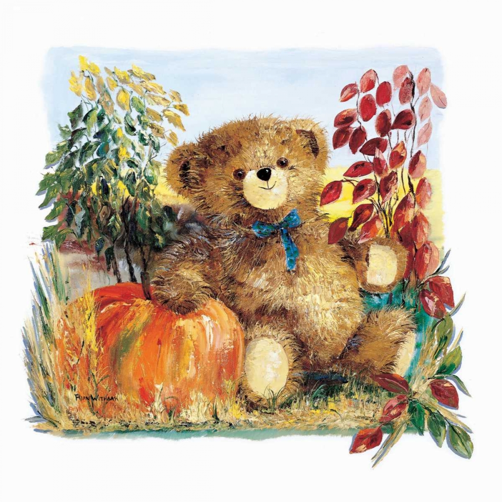 Autumn Bear art print by Rian Withaar for $57.95 CAD