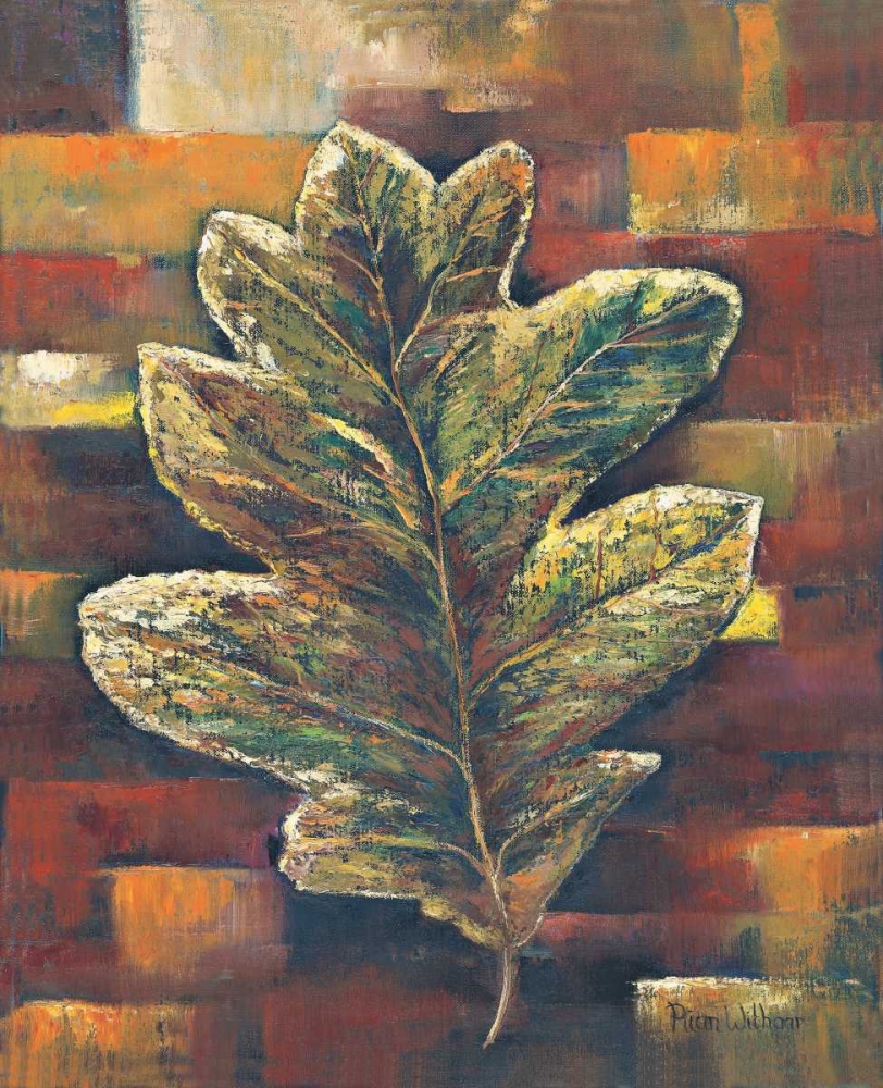 American oak leaf art print by Rian Withaar for $57.95 CAD