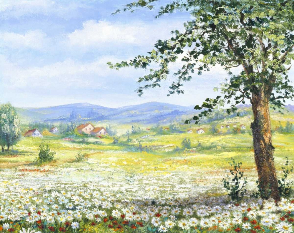 Marguerites field art print by Rian Withaar for $57.95 CAD