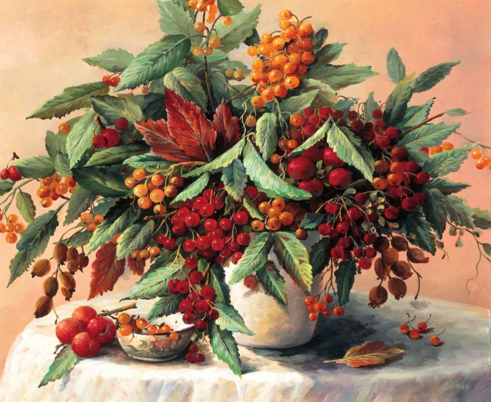 Autumn bouquet art print by Johan Bosman for $57.95 CAD