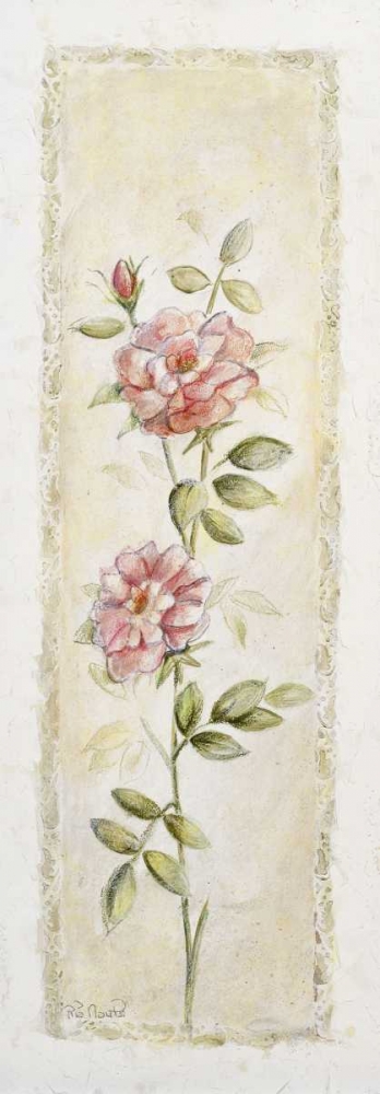 Garden delight- rose art print by Julia Bonet for $57.95 CAD