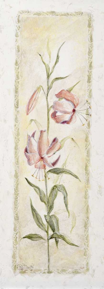 Garden delight-lily art print by Julia Bonet for $57.95 CAD