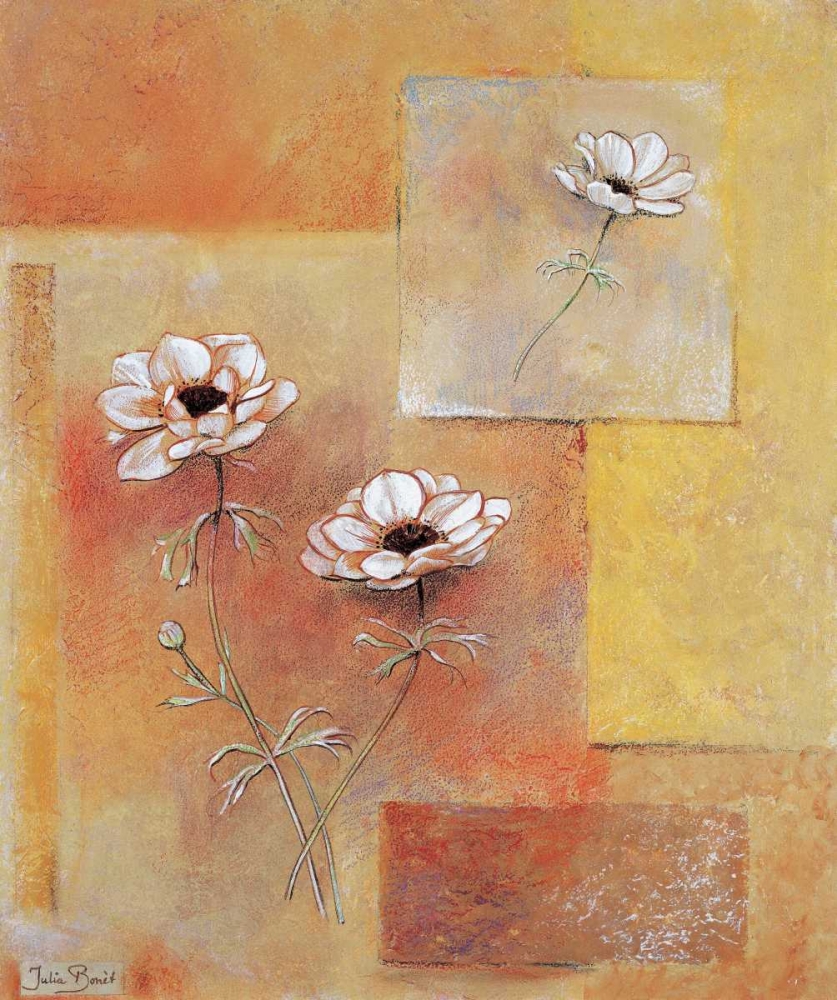 A block of flowers II art print by Julia Bonet for $57.95 CAD