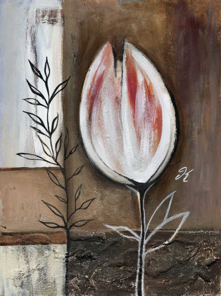 Tulip in brown IV art print by Kristel Peters for $57.95 CAD