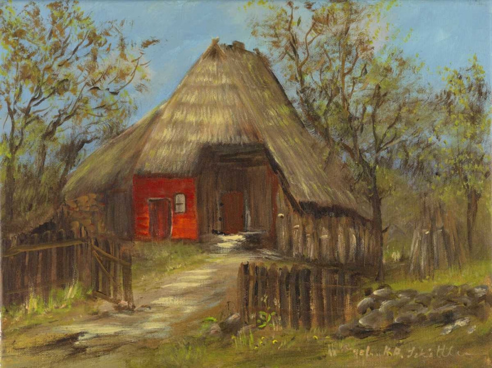 Old farmershouse II art print by Katharina Schottler for $57.95 CAD