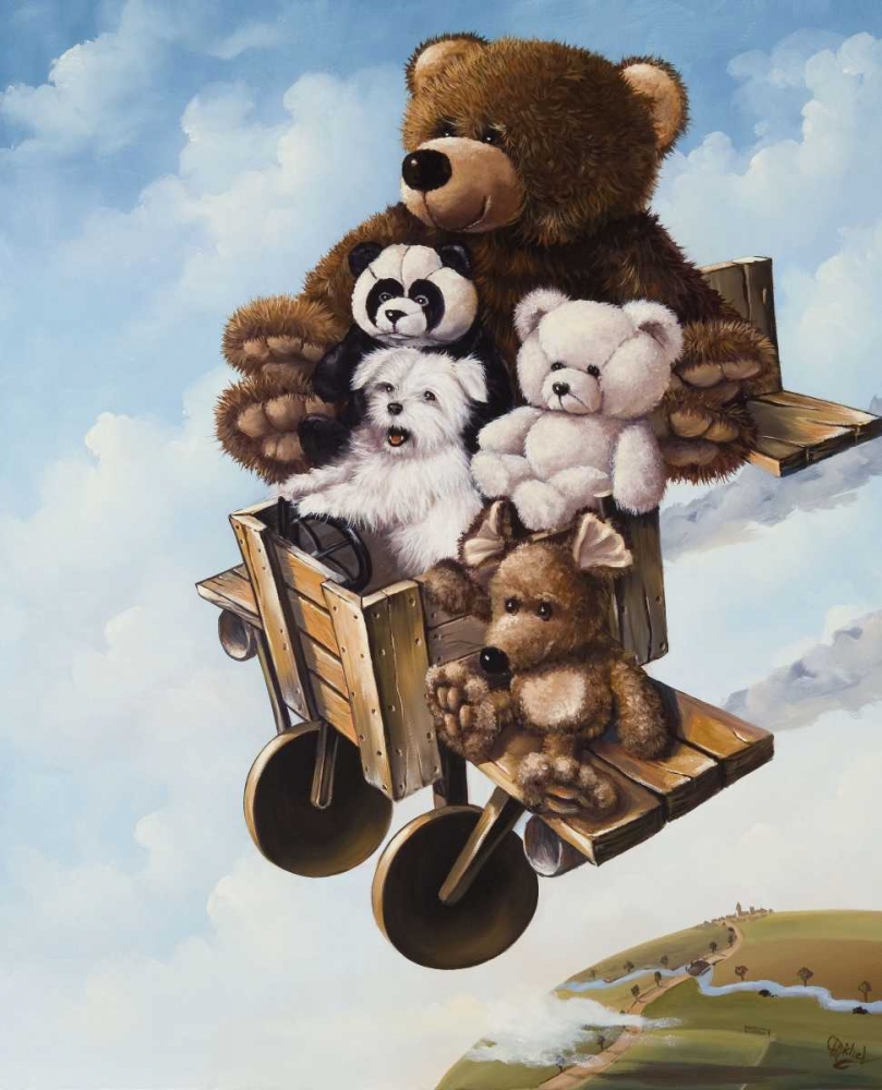 Teddy Bear trip I art print by Michel Schutte for $57.95 CAD