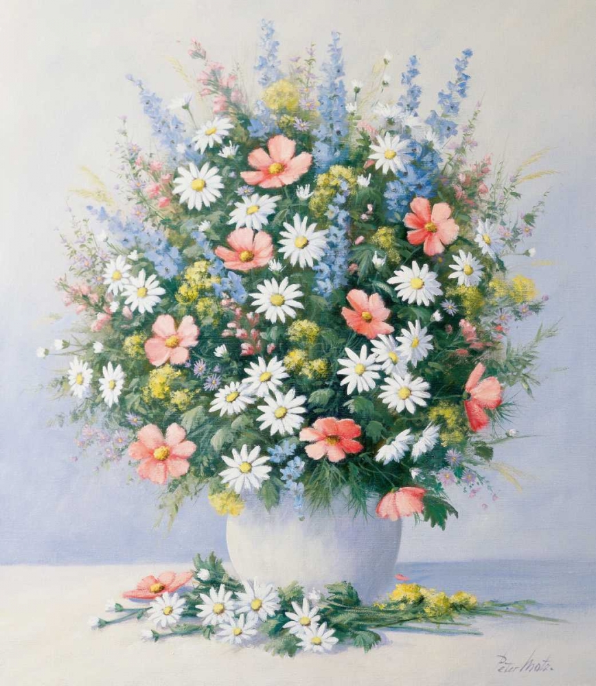 Bouquet in pink art print by Peter Motz for $57.95 CAD