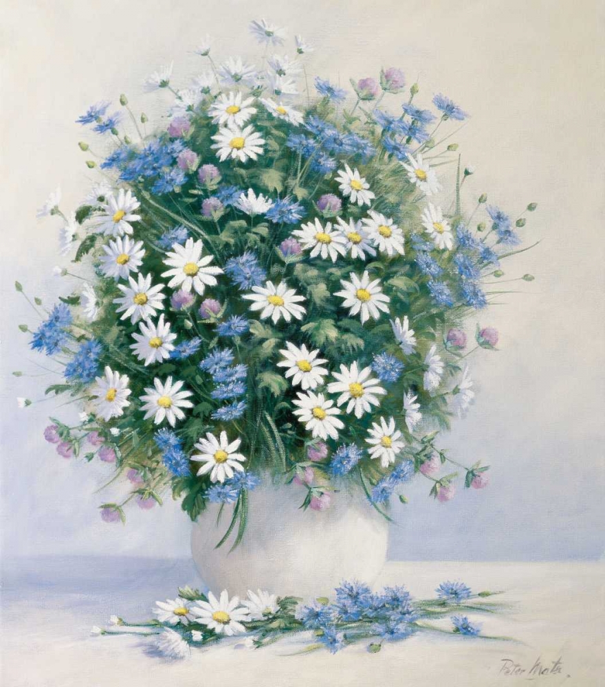 Bouquet in blue art print by Peter Motz for $57.95 CAD