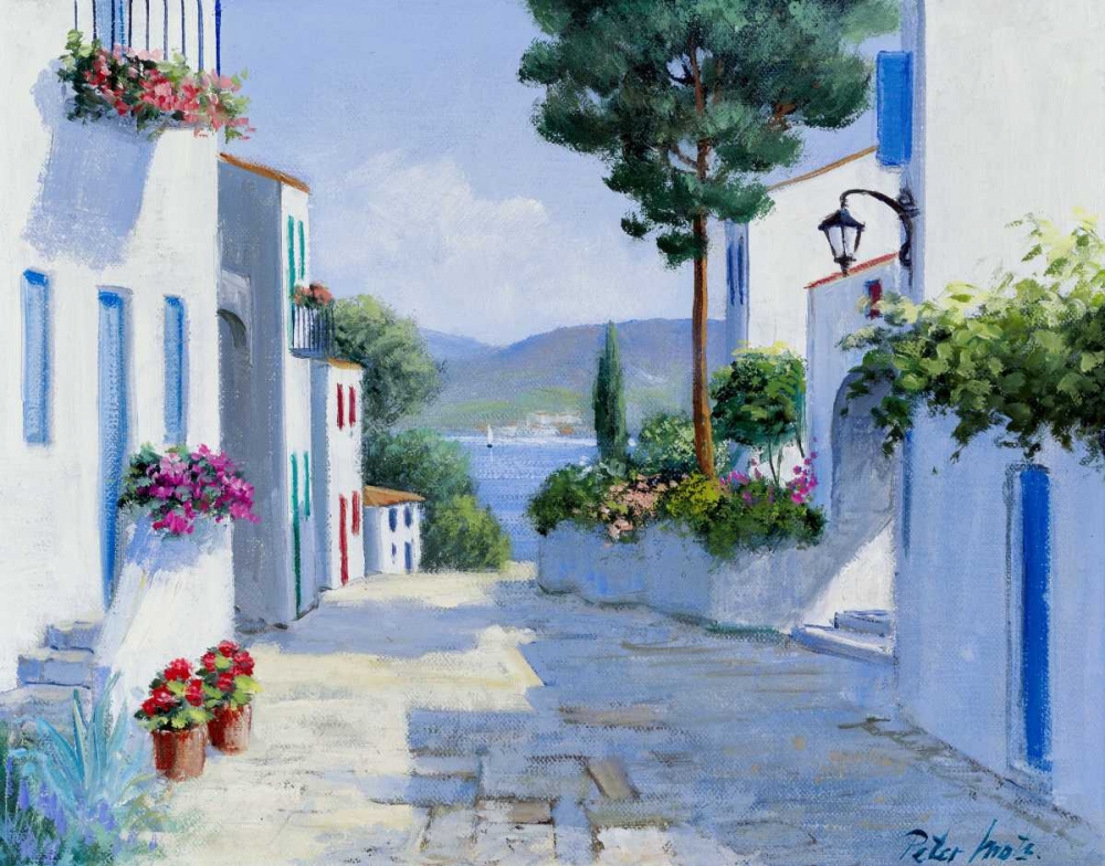 The promenade art print by Peter Motz for $57.95 CAD