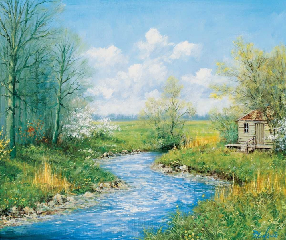 Summer afternoon art print by Peter Motz for $57.95 CAD