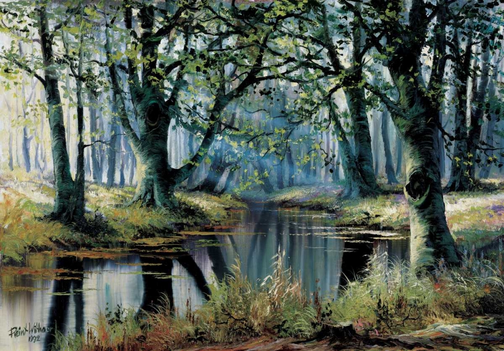 Tranquillity by the trees art print by Reint Withaar for $57.95 CAD