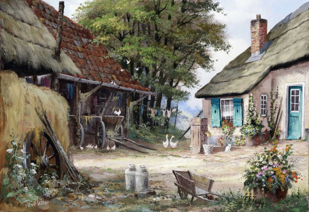 Dutch country scene art print by Reint Withaar for $57.95 CAD