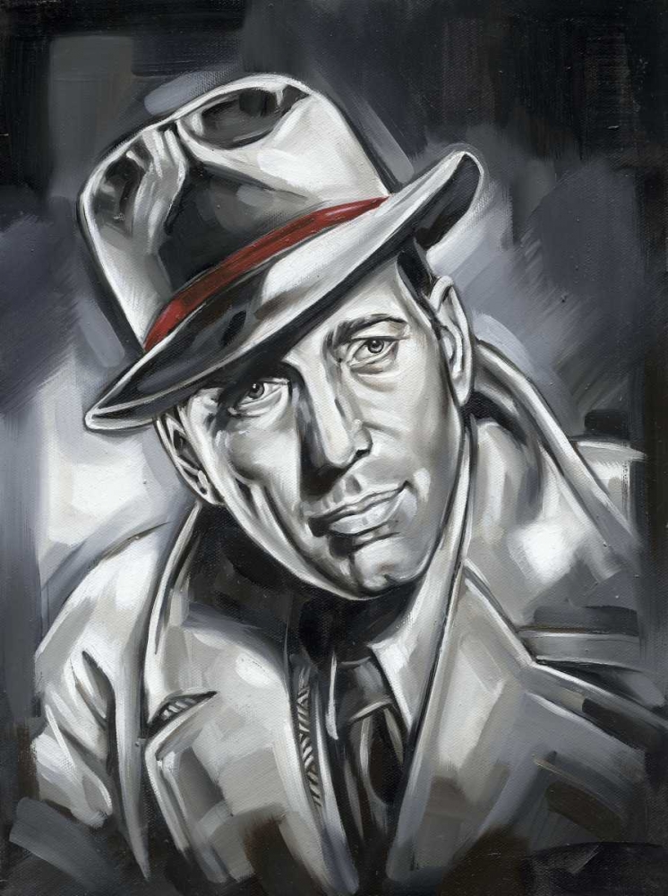 Humphrey Bogart art print by Wendy Fields for $57.95 CAD