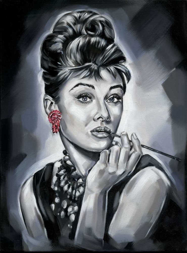 Audrey Hepburn art print by Wendy Fields for $57.95 CAD