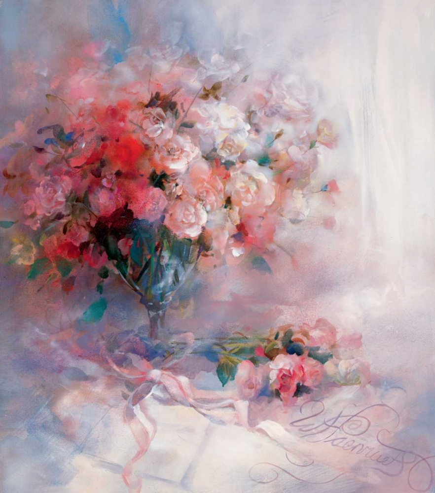 Bouquet of roses art print by Willem Haenraets for $57.95 CAD