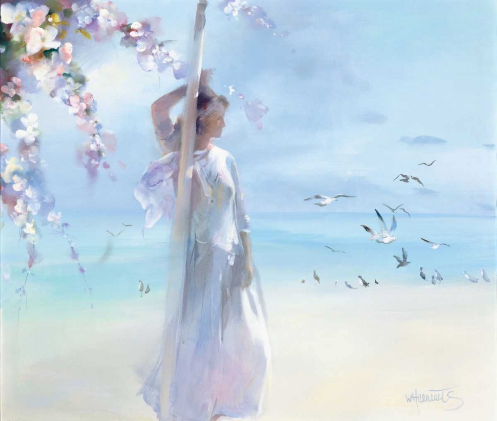 The beach art print by Willem Haenraets for $57.95 CAD