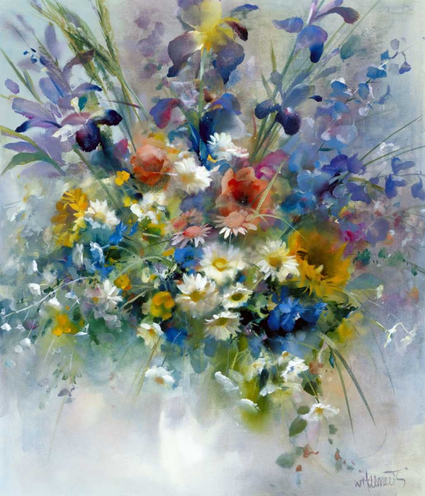 Floral impression art print by Willem Haenraets for $57.95 CAD