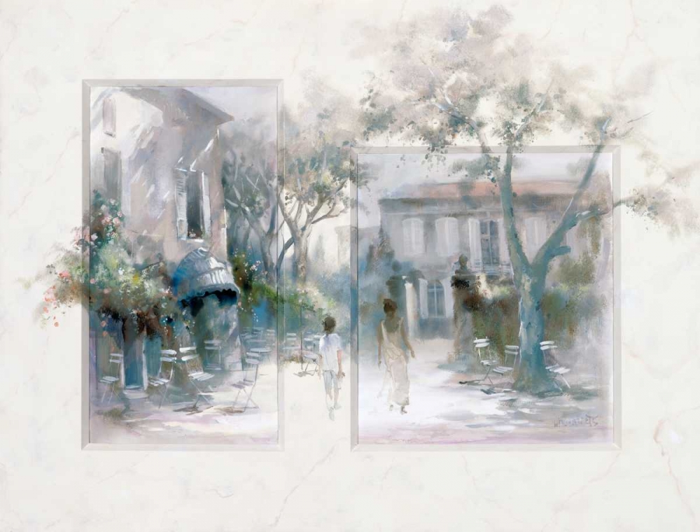 Taking a stroll art print by Willem Haenraets for $57.95 CAD