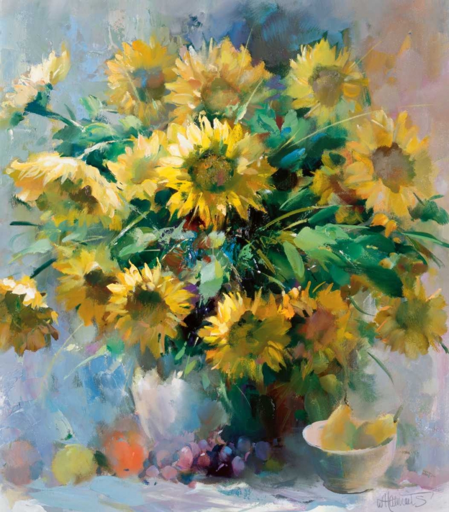 Sunflowers art print by Willem Haenraets for $57.95 CAD