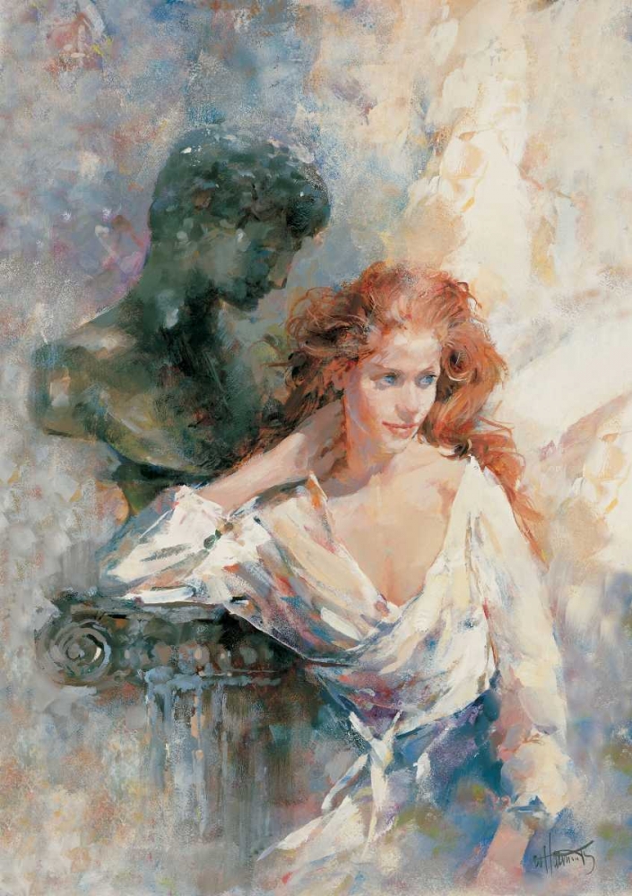 A serene stature art print by Willem Haenraets for $57.95 CAD