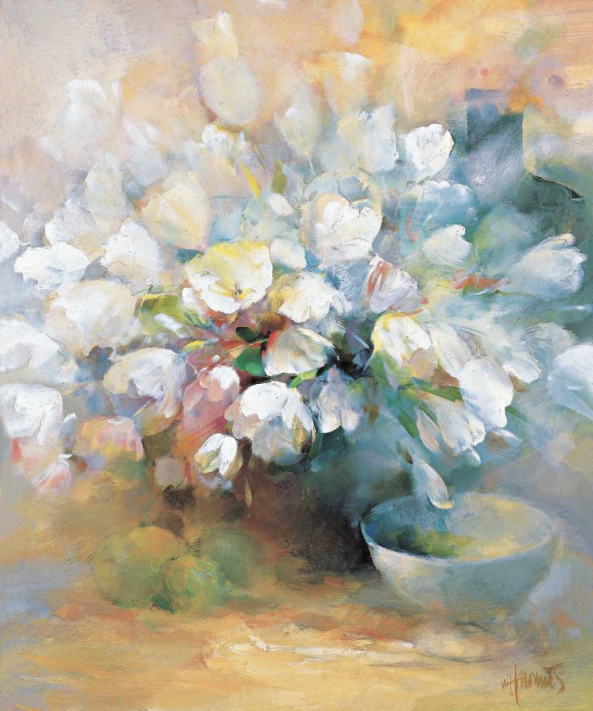 Sparkling white tulips I art print by Willem Haenraets for $57.95 CAD