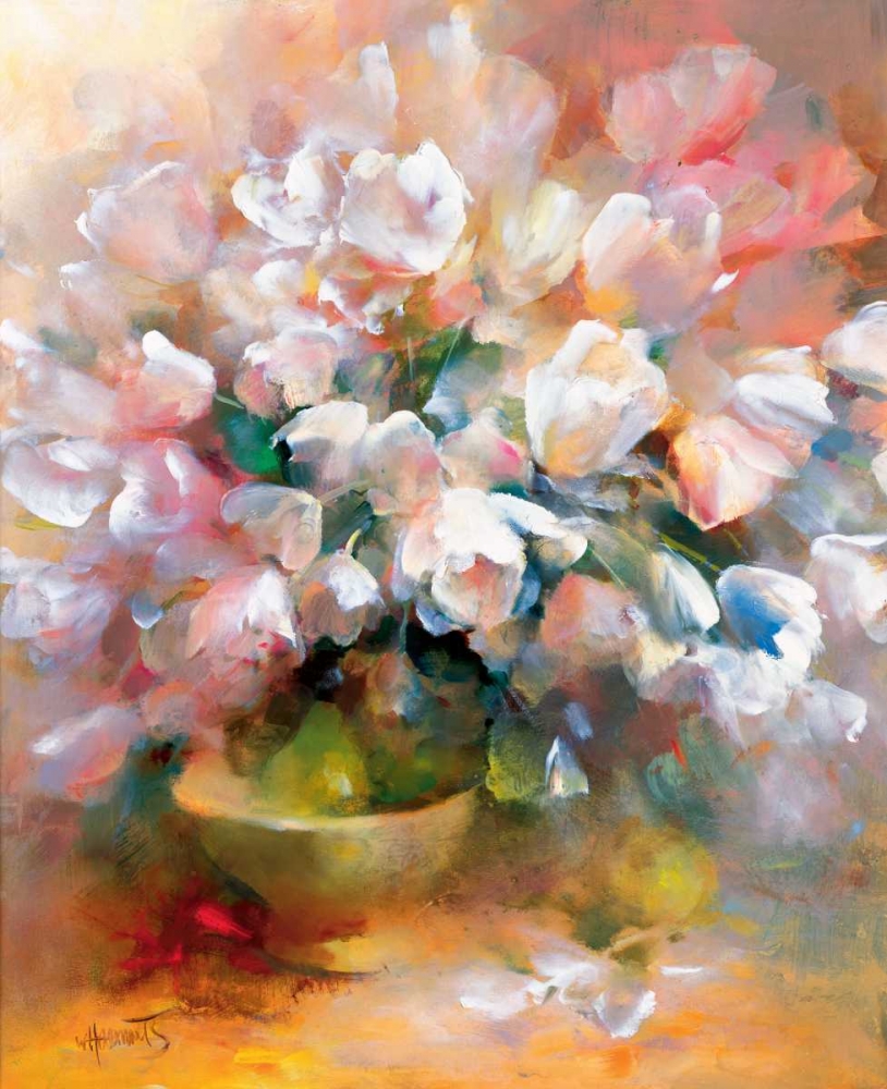 Sparkling white tulips II art print by Willem Haenraets for $57.95 CAD