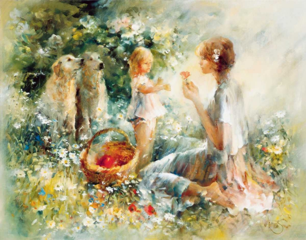 Picnic art print by Willem Haenraets for $57.95 CAD
