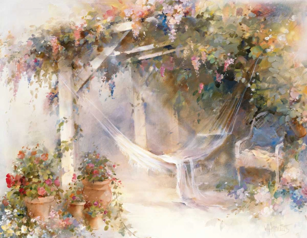 Patio art print by Willem Haenraets for $57.95 CAD
