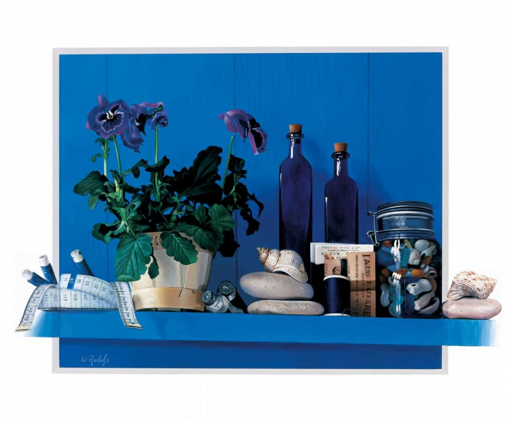 Rhapsody in blue art print by Wouter Roelofs for $57.95 CAD