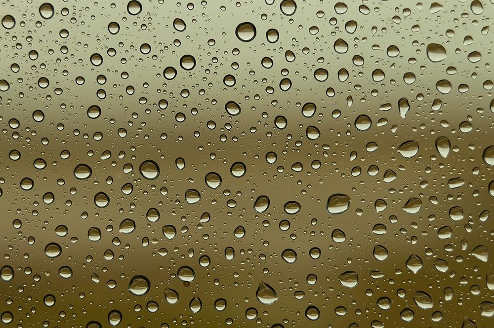 Water droplets on glass art print by Assaf Frank for $57.95 CAD