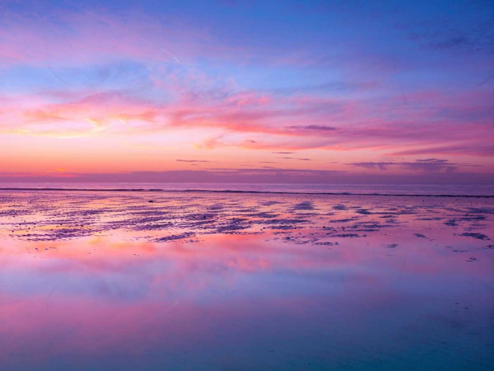 Sunrise at beach, Littlehampton England art print by Assaf Frank for $57.95 CAD