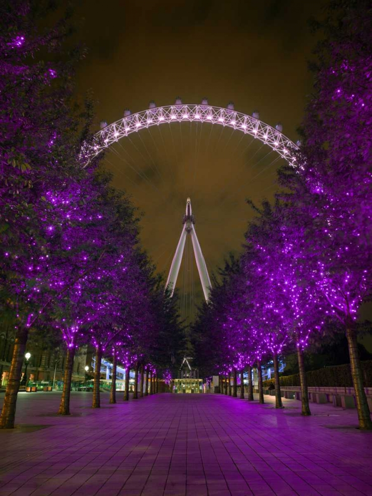 London Eye at night art print by Assaf Frank for $57.95 CAD